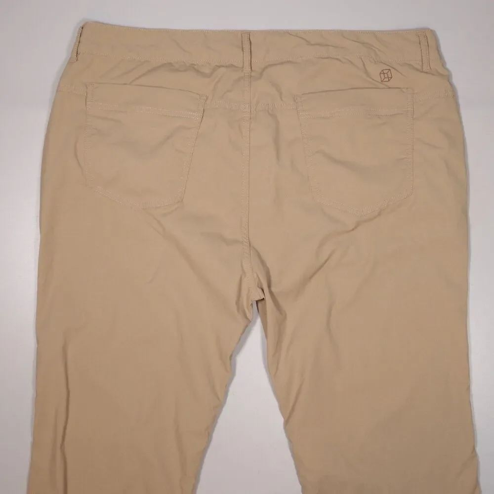 Clothing Arts Pants Mens 40x29 Beige Pick Pocket Proof  Explorer Travel Chino